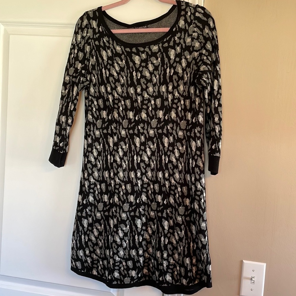 Express 3/4 sleeve sweater dress